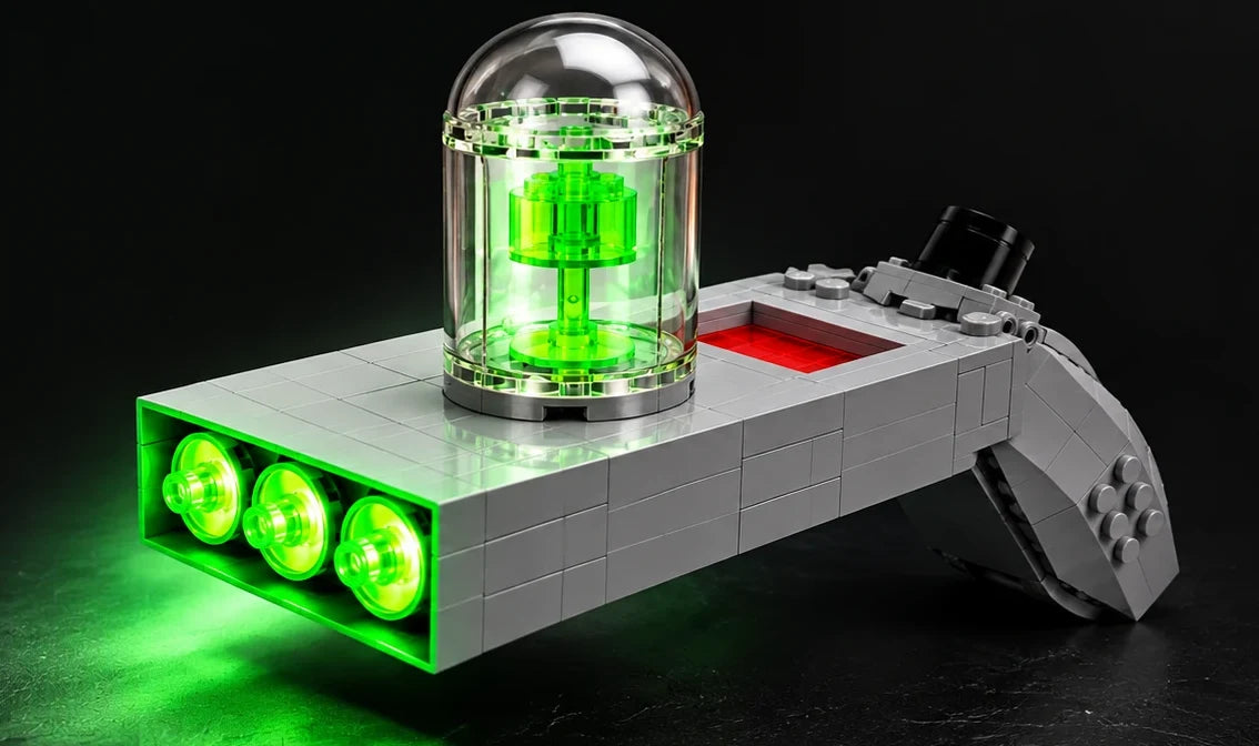 The Green Core Portal Build brick model